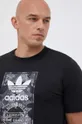 чёрный Хлопковая футболка adidas Originals