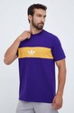 Bavlnené tričko adidas Originals fialová IJ5959