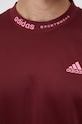 Tričko adidas IJ6461 burgundské