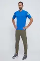 adidas Performance edzős póló Train Icons kék