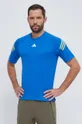 plava Majica kratkih rukava za trening adidas Performance Train Icons
