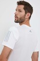 adidas Performance t-shirt do biegania Run for the Oceans biały IC0215