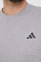 adidas Performance t-shirt treningowy Train Essentials Comfort IC7424 szary