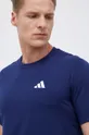 tmavomodrá Tréningové tričko adidas Performance Train Essentials Feelready