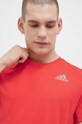 Бігова футболка adidas Performance Own the Run помаранчевий IC7649