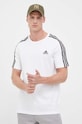 Pamučna majica adidas Essentials bijela IC9343