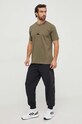 adidas t-shirt bawełniany Z.N.E HY1265 zielony AW23