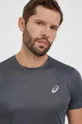grigio Asics maglietta da corsa Core