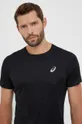 czarny Asics t-shirt do biegania Core