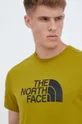 зелений Бавовняна футболка The North Face