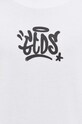 GCDS tricou din bumbac FW23M130127 alb