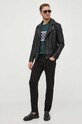 Βαμβακερό μπλουζάκι Michael Kors CF351MS1V2 πράσινο AW23