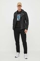 Памучна тениска Armani Exchange 6RZTLB.ZJBYZ черен AW23
