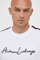 Bavlnené tričko Armani Exchange biela 6RZTLM.ZJ8EZ