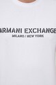 Armani Exchange t-shirt bawełniany 6RZTLT.ZJ9JZ biały