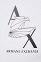 Bombažna kratka majica Armani Exchange 6RZTAM.ZJ9TZ bela
