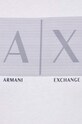 Bavlnené tričko Armani Exchange 6RZTHB.ZJH4Z biela
