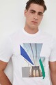 Armani Exchange t-shirt bawełniany biały 6RZTHQ.ZJBYZ