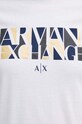 Armani Exchange t-shirt bawełniany 6RZTJC.ZJBYZ biały