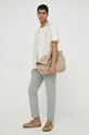 Les Deux t-shirt LDM101135 beżowy SS24