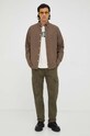 Les Deux tricou din bumbac LDM101150 bej AW23