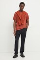 Les Deux tricou din bumbac LDM101155 portocaliu AW24