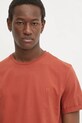 Les Deux tricou din bumbac portocaliu LDM101155