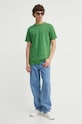 Les Deux t-shirt in cotone LDM101155 verde AW24