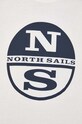 Βαμβακερό μπλουζάκι North Sails 692903 λευκό
