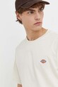 Хлопковая футболка Dickies бежевый DK0A4XDBF901