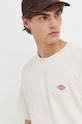 Бавовняна футболка Dickies бежевий DK0A4XDBF901