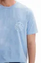 Βαμβακερό μπλουζάκι Desigual μπλε