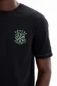 Βαμβακερό μπλουζάκι Desigual μαύρο
