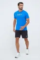 Μπλουζάκι για τρέξιμο Puma μπλε