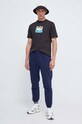 Puma t-shirt bawełniany PUMA X RIPNDIP 622196 czarny AW23