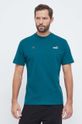 Bavlnené tričko Puma tyrkysová 621739