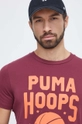 Bavlnené tričko Puma Základná látka: 100 % Bavlna Elastická manžeta: 80 % Bavlna, 20 % Polyester