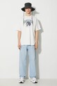 Puma cotton t-shirt PUMA X STAPLE 622201 beige AW23