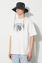 Puma cotton t-shirt PUMA X STAPLE beige 622201