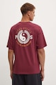 Bavlněné tričko Puma PUMA X STAPLE burgundské 622201