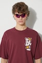Pamučna majica Puma PUMA X STAPLE 622201 bordo