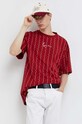 Karl Kani t-shirt bawełniany 6037820 czerwony AW23