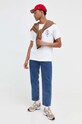 Converse t-shirt bawełniany 10025279.A02 biały AW23