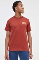 Converse t-shirt bawełniany 10021134.A18 czerwony AW23