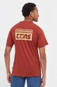 Odzież Converse t-shirt bawełniany 10021134.A18 czerwony
