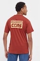 Одежда Хлопковая футболка Converse 10021134.A18 красный
