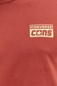 Converse t-shirt bawełniany 10021134.A18 czerwony