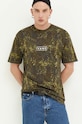 Vans t-shirt bawełniany VN0A5E81CBO1 zielony AW23