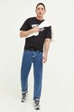 Vans t-shirt bawełniany VN00004XY281 czarny AW23