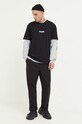 Vans t-shirt bawełniany VN0008TKBLK1 czarny AW23